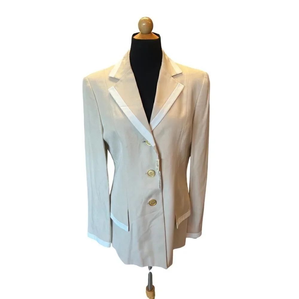 TED LAPIDUS PARIS NWT WOMEN’S BLAZER SIZE LARGE